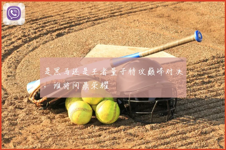 是黑马还是王者量子特攻巅峰对决,谁将问鼎荣耀